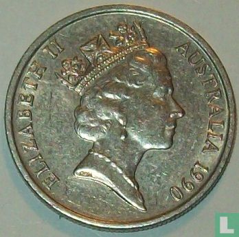 Australië 5 cents 1990 - Afbeelding 1