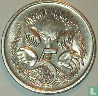Australie 5 cents 1990 - Image 2