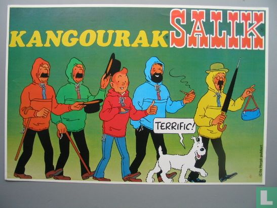 Kuifje Tintin Kangourak Salik Poster