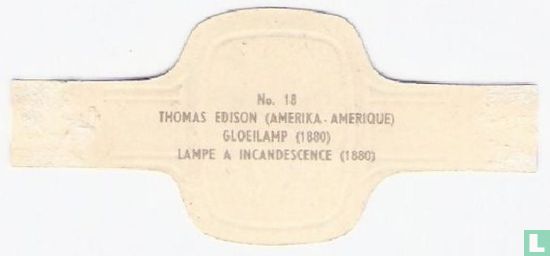 Thomas Edison  (Amerika)  gloeilamp  (1880) - Bild 2
