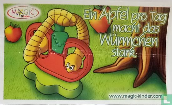 Apple with worms - Image 2