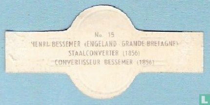 Henri Bessemer  (Engeland)  staalconverter  (1856) - Image 2