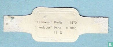 ”Landauer”  Parijs  ± 1870 - Afbeelding 2