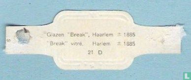 Glazen ”Break”  Haarlem  ± 1885 - Afbeelding 2