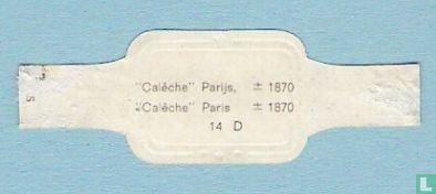 ”Calêche” Paris  ± 1870 - Image 2