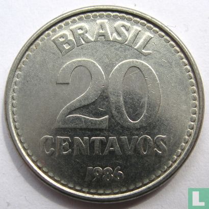 Brazil 20 centavos 1986 - Image 1