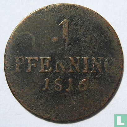 Bavière 1 pfenning 1816 - Image 1