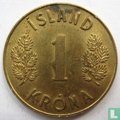Iceland 1 króna 1974 - Image 2