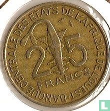 Westafrikanische Staaten 25 Franc 1976 - Bild 2