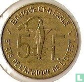 West-Afrikaanse Staten 5 francs 1980 - Afbeelding 2