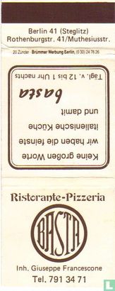 Ristorante - Pizzeria Basta - Afbeelding 1