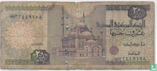 Egypte 20 Pounds  2001