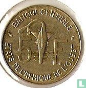 West-Afrikaanse Staten 5 francs 1982 - Afbeelding 2