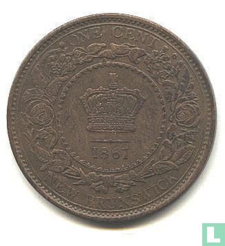 New Brunswick 1 cent 1861 - Image 1