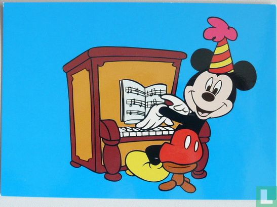Geen tekst - Mickey achter piano