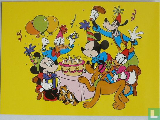 Geen tekst - Donald - Mickey - Goofy - Minnie - Pluto