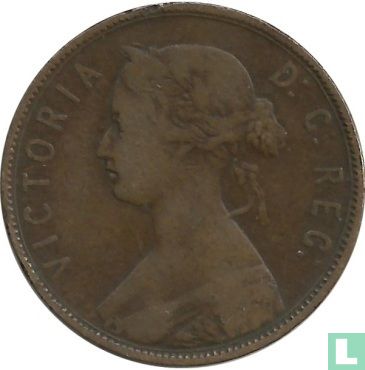 Newfoundland 1 cent 1876 - Afbeelding 2
