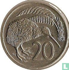 New Zealand 20 cents 1972 - Image 2
