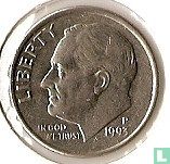 United States 1 dime 1993 (P) - Image 1