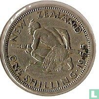 New Zealand 1 shilling 1955 - Image 1
