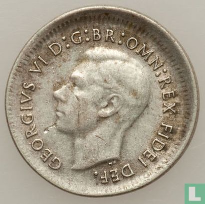 Australien 3 Pence 1949 - Bild 2