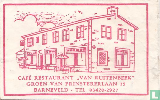 Café Restaurant "Van Ruitenbeek" - Afbeelding 1