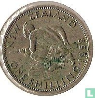 New Zealand 1 shilling 1958 - Image 1