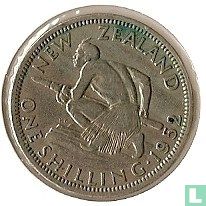 New Zealand 1 shilling 1952 - Image 1
