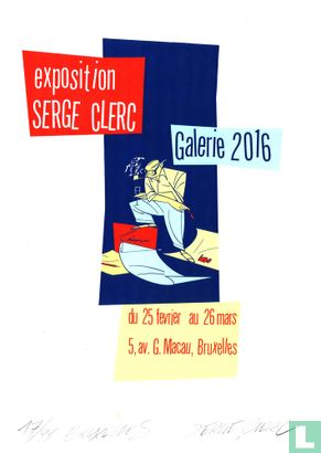 Expo Serge Clerc Galerie 2016