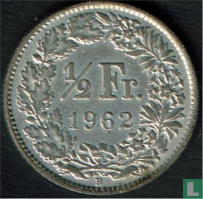 Zwitserland ½ franc 1962 - Afbeelding 1