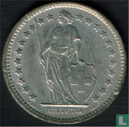 Schweiz ½ Franc 1962 - Bild 2