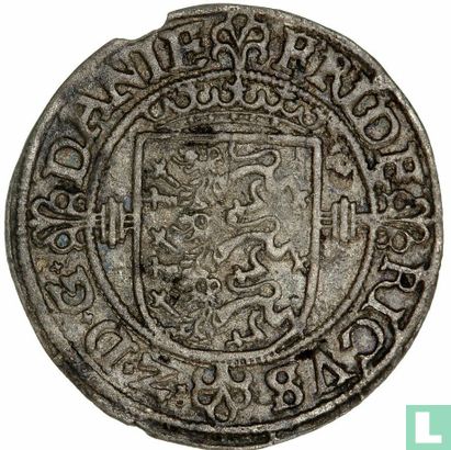 Denemarken 2 skilling 1561 - Afbeelding 2