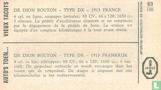 De Dion Bouton - Type DX - 1913 Frankrijk - Image 2