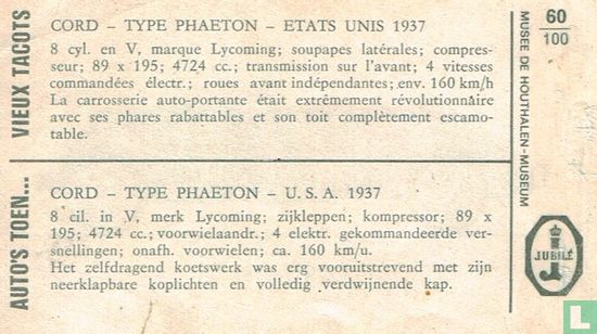 Cord - Type Phaeton - U.S.A. 1937 - Image 2