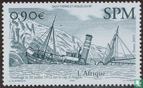 Sinking of the "L'Afrique"