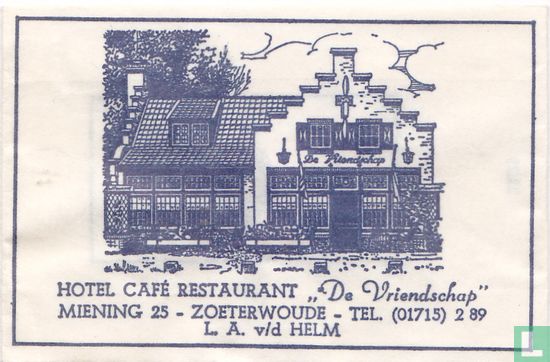 Hotel Café Restaurant "De Vriendschap" - Image 1