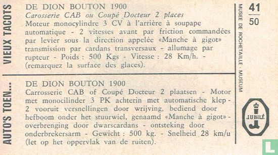 Cab De Dion Bouton 1900 - Image 2