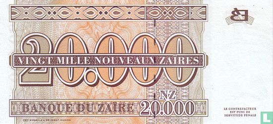 Zaire 20,000 new zaires - Image 2