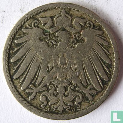 Empire allemand 5 pfennig 1899 (J) - Image 2