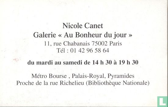 Nicole Canet Galerie "Au Bonheur du jour" - Bild 2