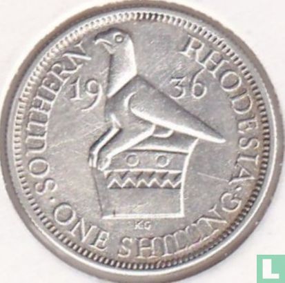 Zuid-Rhodesië 1 shilling 1936 - Afbeelding 1
