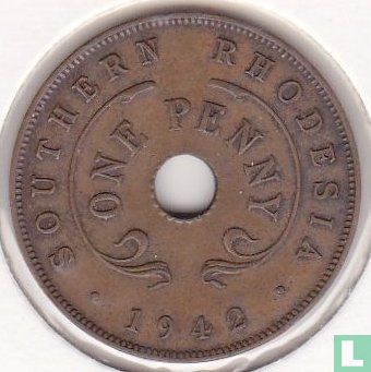Zuid-Rhodesië 1 penny 1942 (brons) - Afbeelding 1