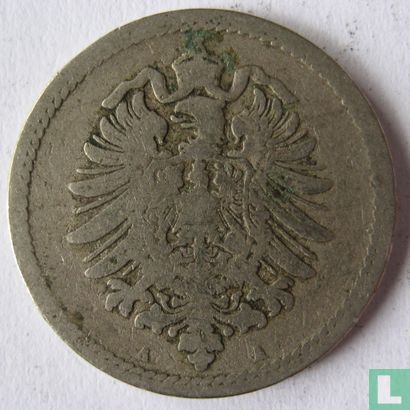 Empire allemand 5 pfennig 1888 (A) - Image 2