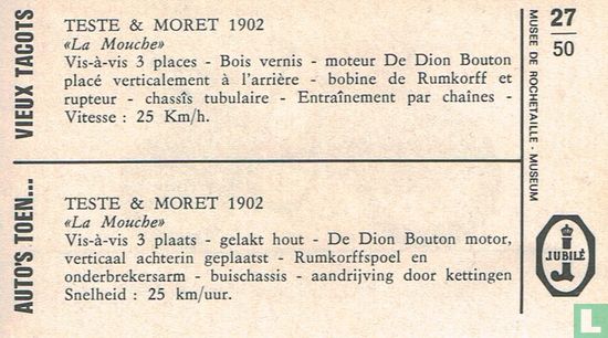 Teste & Moret "La Mouche" 1902 - Image 2