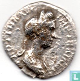 Romeinse Rijk, Denarius van Keizerin Plotina 112 n.Chr. - Afbeelding 2
