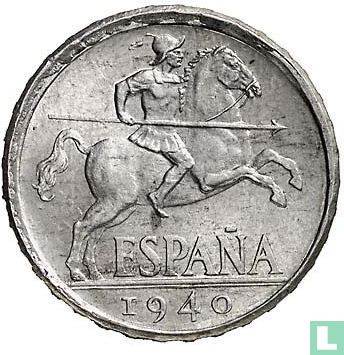 Espagne 10 centimos 1940 (PLUS) - Image 1