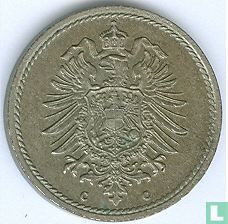 Empire allemand 5 pfennig 1874 (C) - Image 2