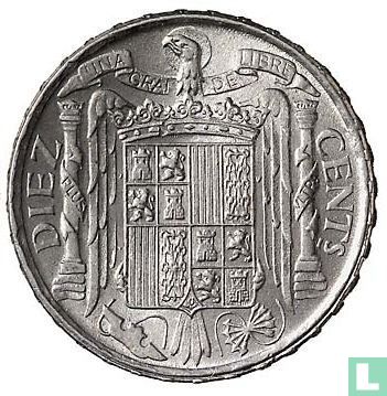 Spain 10 centimos 1945 - Image 2