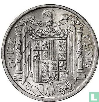 Spain 10 centimos 1940 (PLVS) - Image 2