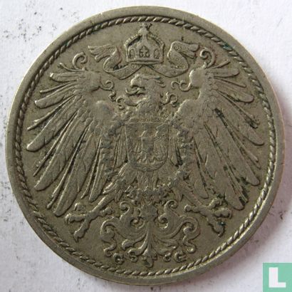 Duitse Rijk 10 pfennig 1914 (G) - Afbeelding 2